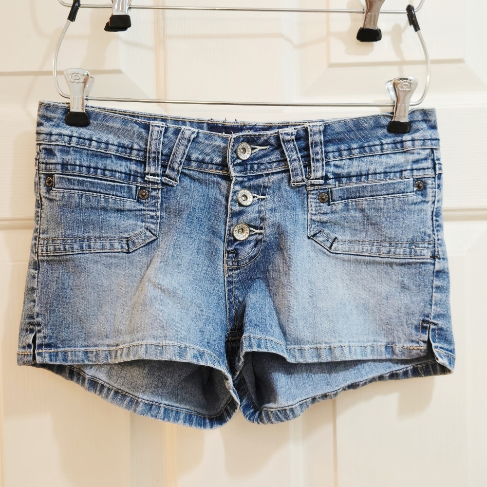 Angels Blue Jean Shorts Classic Summer Style